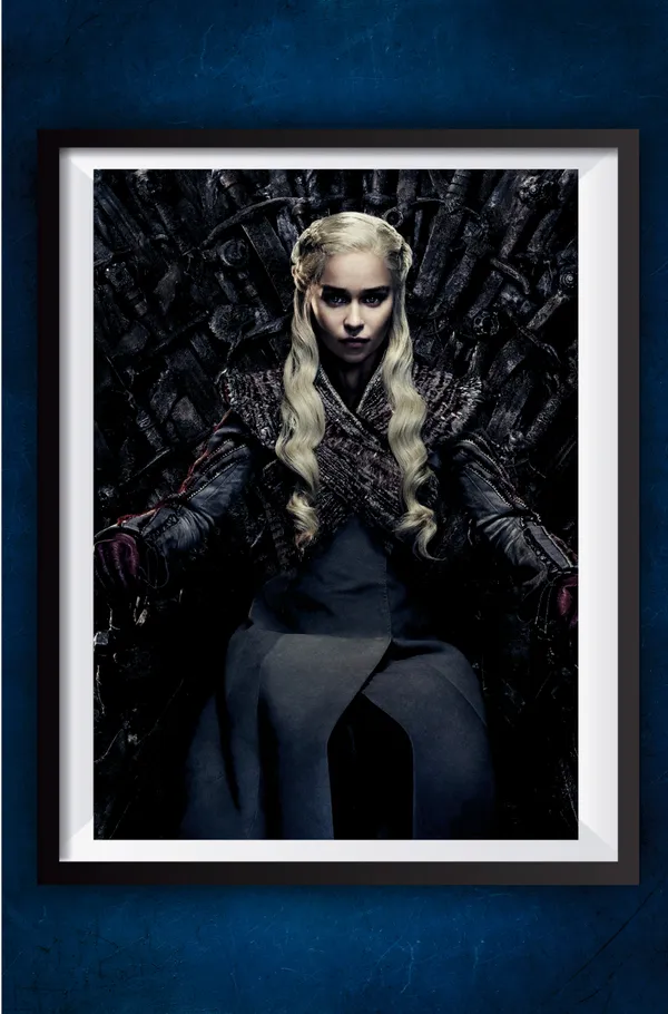 Multicolor_Acrylic_Daenerys_Targaryen_Game_Of_Thrones_Poster_For_Home_Decor